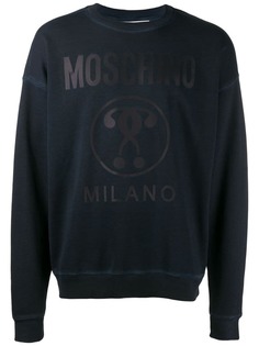 Moschino толстовка с логотипом