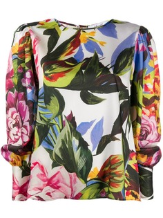 Blugirl блузка с цветочным принтом