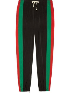 Gucci непромокаемые спортивные брюки свободного кроя