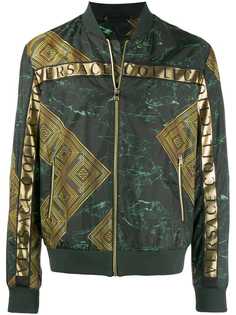 Versace Collection куртка-бомбер с логотипом