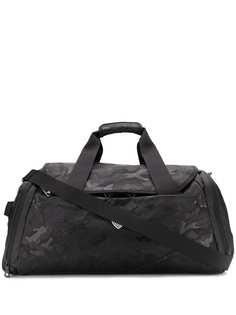 Ea7 Emporio Armani camouflage print holdall