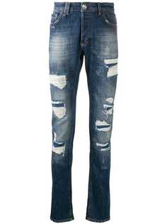 Philipp Plein джинсы кроя слим с прорезями
