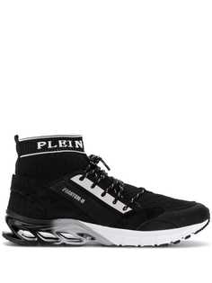 Plein Sport кроссовки Phantom с носочной вставкой и логотипом