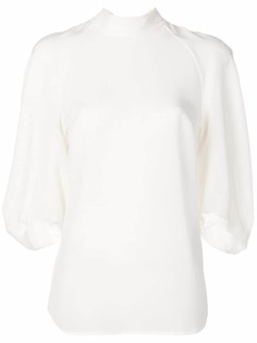 Prada блузка с объемными рукавами