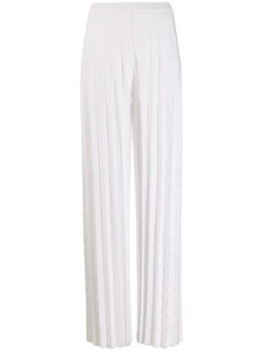 MRZ knitted pleated trousers