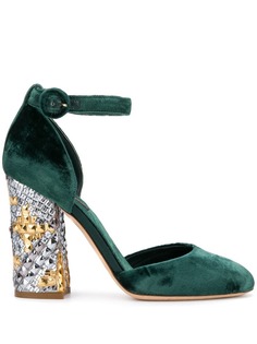 Dolce & Gabbana Vintage туфли 2000-х годов на устойчивом каблуке с заклепками