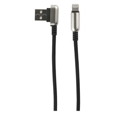 Кабель REDLINE Loop, Lightning (m), USB A(m), 2м, черный [ут000016349]