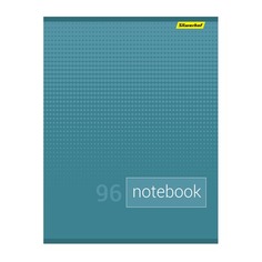 Тетрадь Silwerhof 812037-85 96л. клет. A4 Однотонная 2диз. мел.карт. сплош.уф.лак скрепка