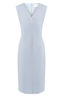 Платье из смеси шерсти и шелка BOSS