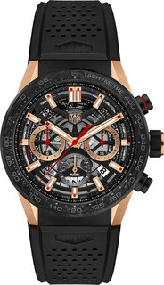 Швейцарские золотые мужские часы в коллекции Carrera Мужские часы TAG Heuer CBG2052.FT6143