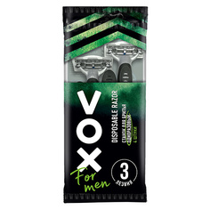 Станок для бритья одноразовый VOX FOR MEN с тройным лезвием 4 шт