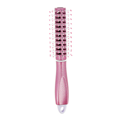 Брашинг для волос LADY PINK с глиттером с редкой щетиной розовый
