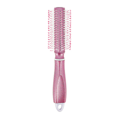 Брашинг для волос LADY PINK с глиттером с частой щетиной розовый