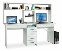 Стол компьютерный Тандем-2Я с надставкой МФ Мастер