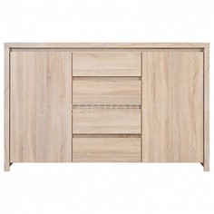 Комод Каспиан КОМ 2D4S Black Red White