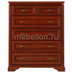 Комод Стилиус NKOM-6s Black Red White