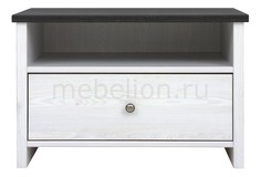Тумбочка Порто KOM1S/70 Black Red White