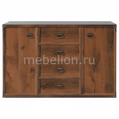 Комод Индиана JKOM 2d4s Black Red White