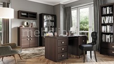 Гарнитур для кабинета Коен Black Red White