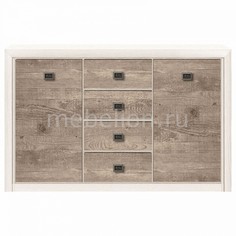 Комод Коен КОМ2D4S Black Red White