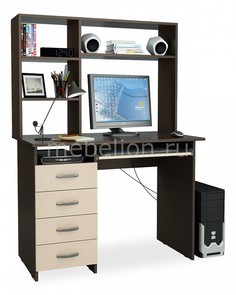 Стол компьютерный Милан-3 с надставкой МФ Мастер
