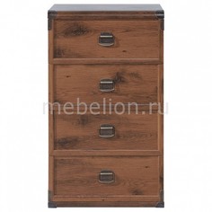 Комод Индиана JКОМ 4s/50 Black Red White