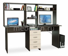 Стол компьютерный Тандем-2 с надставкой МФ Мастер