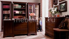 Гарнитур для кабинета Кентаки Black Red White