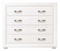 Комод Мальта B136-KOM4S/11 Black Red White