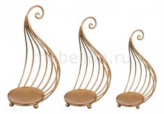 Набор из 3 подсвечников Арфа 39-1019 АРТИ М