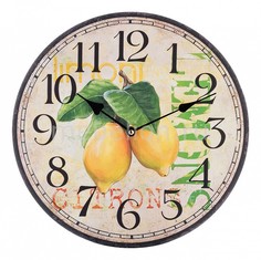 Настенные часы (34 см) Лимоны 799-137