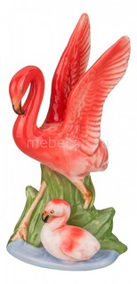 Статуэтка (7x5x16 см) Розовый фламинго 149-092