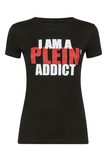 Черная облегающая футболка Philipp Plein