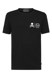 Черная футболка с логотипом Philipp Plein