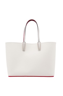 Белая сумка-тоут Cabata Christian Louboutin