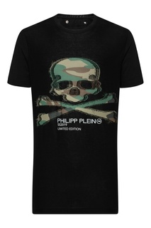 Футболка с фирменной нашивкой Philipp Plein