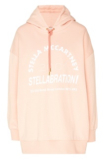 Розовое худи с логотипом Stella Mc Cartney