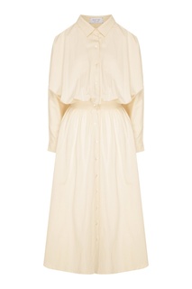 Платье-рубашка ванильного оттенка D.O.T.127