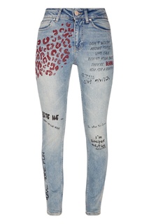 Джинсы с надписями и принтом Victoria Bonya Jeans