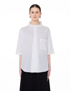 Белая блузка с коротким рукавом Ys