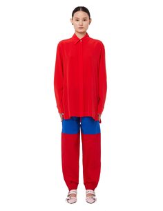 Хлопковые брюки с гербом Vetements