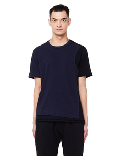 Черно-фиолетовая хлопковая футболка Ziggy Chen