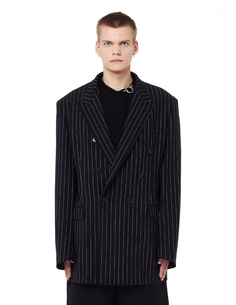 Двубортный шерстяной пиджак Vetements