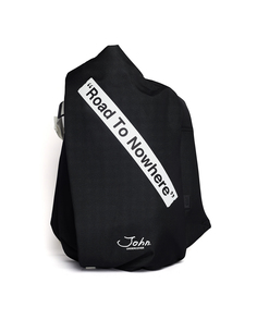 Черный рюкзак Cote&Ciel с принтом John Undercover