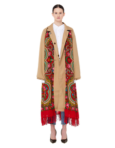 Бежевый двусторонний плащ Vetements