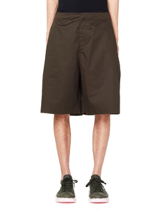 Хлопковые шорты цвета хаки Oamc