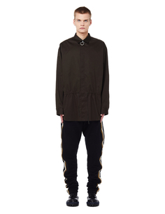 Хлопковые брюки с лампасами Greg Lauren