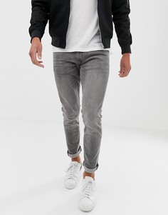 Серые выбеленные эластичные джинсы слим Polo Ralph Lauren sullivan - Серый