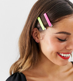 Набор из 4 неоновых заколок для волос Accessorize - Мульти