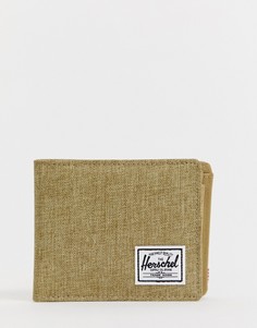Бумажник песочного цвета со штрихованным дизайном Herschel Supply Co Roy RFID - Рыжий